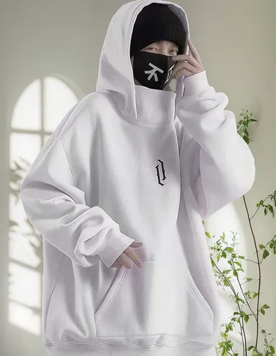 B Emo Alt Techwear - Sudadera Con Capucha Y Cuello Alto Para