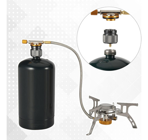 Adaptador De Estufa De Camping Seadesky 1lb A Válvula En417