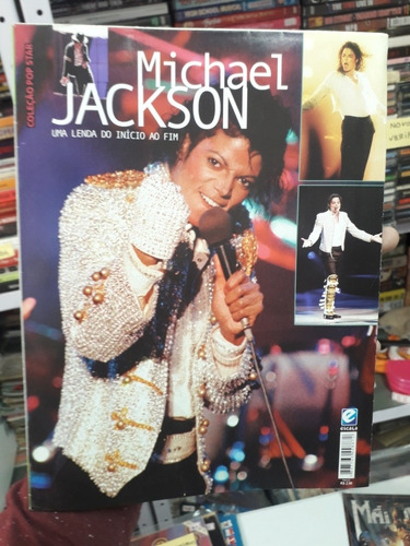 Michael Jackson - Revista Poster - Coleção Lenda Início Ao