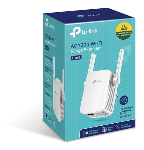 Repetidor Inalámbrico Tp-link Re305 802.11abgnac 2.4ghz 5ghz
