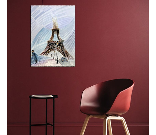 Vinilo Decorativo 20x30cm Paris Torre Eiffel Francia M5