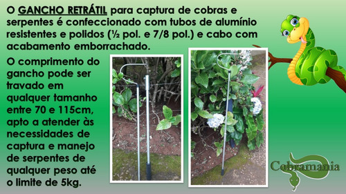 Kit: 01 Pinção Dobrável +01 Gancho Retrátil + 01 Cambão Ret.