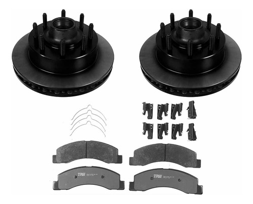 Set Balatas Y Discos Del Excursion V10 6.8l 00/02 Trw