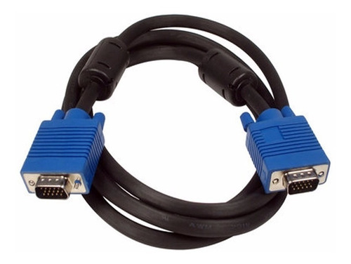 Cable Vga De 5 Metros Con Doble Filtro Para Monitor Nuevo