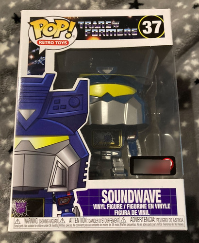 Transformers Funko Pop Soundwave Gamestop Sticker #37