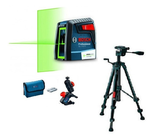 Imagem 3 de 6 de Nível Laser Gll 212g Acessórios E Tripé Bt 150 Bosch