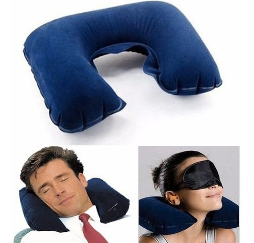 Almohada Inflabe Para Viaje Relajacion Total Descanso