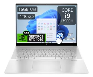 Hp Envy 16 Gaming, Core I9-13900h, 16gb, 1tb, Rtx4060 8gb