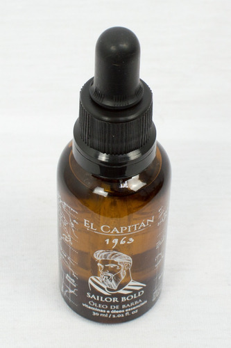 Imagem 2 de 5 de Óleo De Barba Sailor Bold 30ml El Capitán