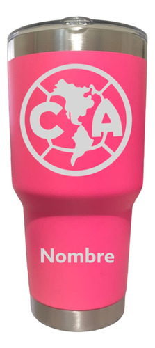 Termo Personalizado Club America Grabado Laser 30 Oz