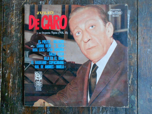 Julio De Caro Vol 2  Lp Vinilo 8 Puntos