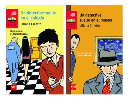 2 Libros Un Detective Suelto Colegio  Museo  Cine Oiuuuys