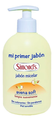 Simond's Mi Primer Jabón Líquido Avena Soft 340 Ml
