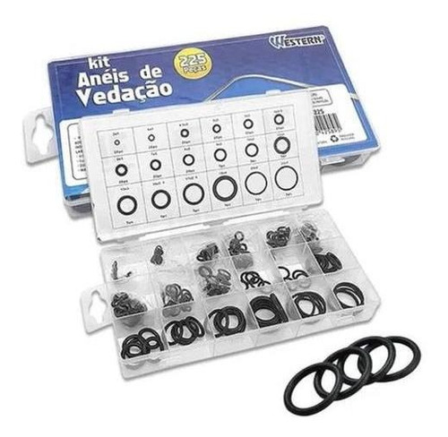 Kit Aneis De Vedação Reparos Gerais 225 Peças