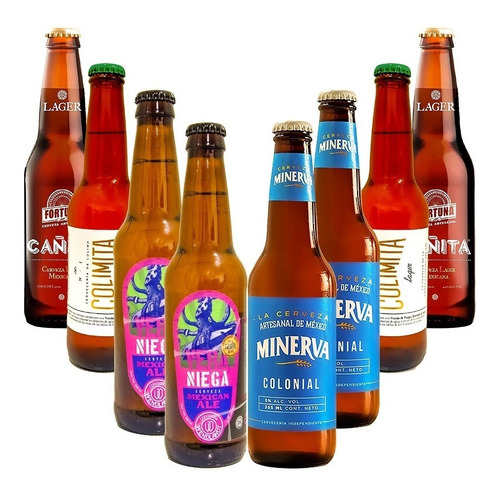 Combo Cervezas Artesanales Mexicanas Premium Estilo Lager