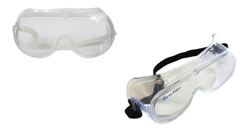 Lentes De Seguridad Industrial Monolentes Pack 4 Unidades