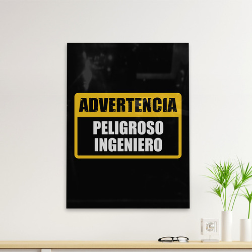 Cuadro Deco Advertencia Peligroso (d0916 Boleto.store)