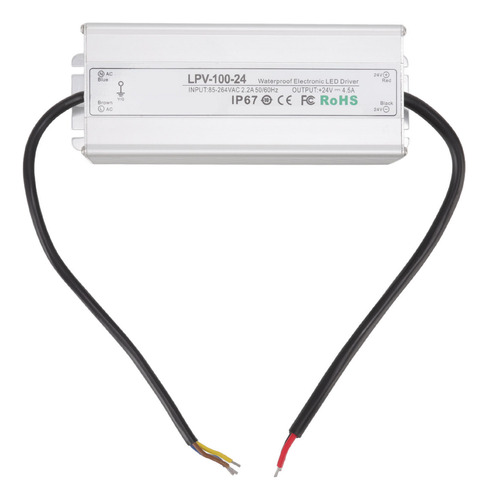 Imagen 2 de 10 de Led Driver Waterproof Ip67 Fuente De Alimentación De Voltaje