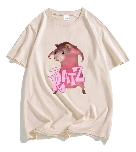 Camiseta De Manga Corta Con Estampado De Ratón Ratz