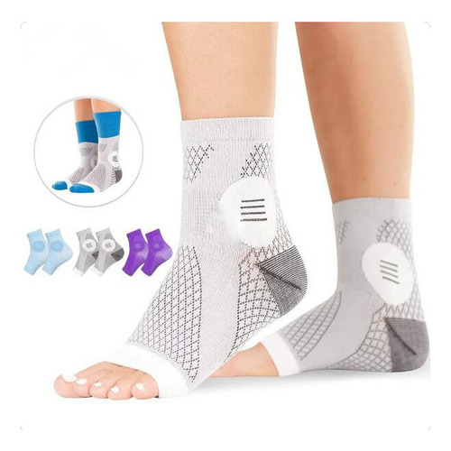 5 Pares De Meias Para Neuropatia, Mangas De Compressão L
