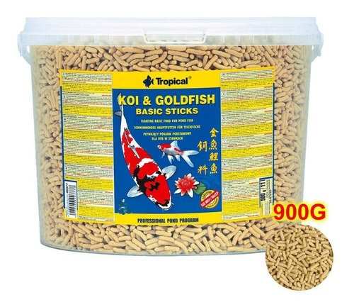 Ração Tropical Carpa Kinguio Koi & Goldfish Basic Stick 900g