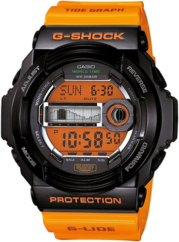 Reloj Original Casio® G Shock Glide Surf 200 Mts W. R. Nuevo