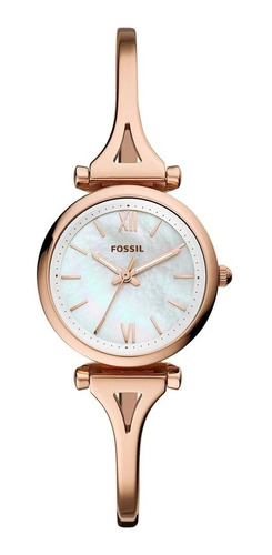 Reloj Mujer Fossil Carli Mini Es4500 Oro Rosa Original