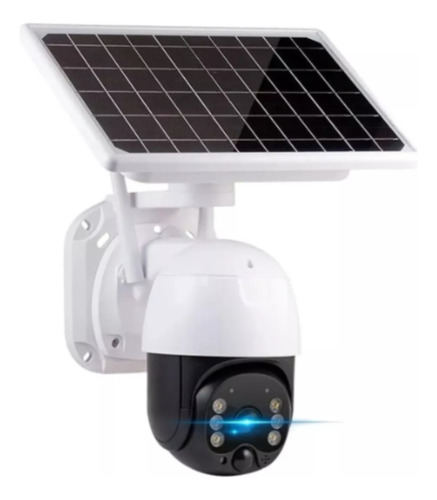 Camara De Seguridad Exterior Solar  Chip Celular 4g App