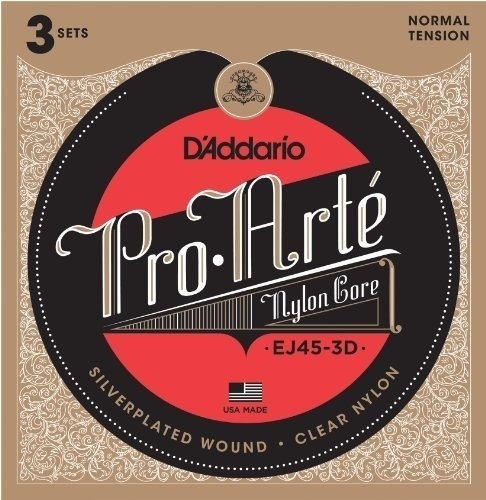 Daddario Ej44 Proarte Cuerdas Para Guitarra Clasica Nailon