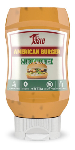 Salsa De Hamburguesa Americana Mrs Taste 340 G Sin Calorías