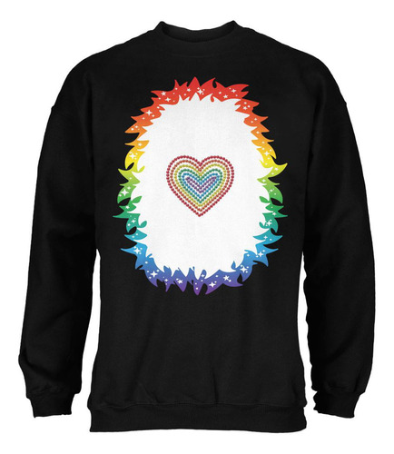 Halloween Rainbow Heart Unicorn Disfraz Pony Sudadera Para H