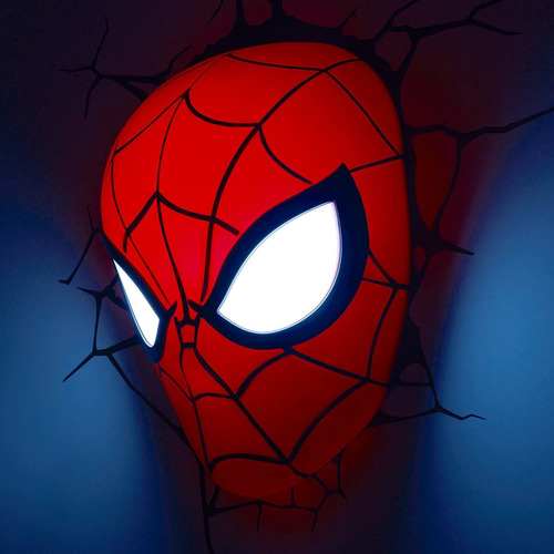 Lámpara Decorativa De Marvel Spider-man 3d Light Fx, Lámpara