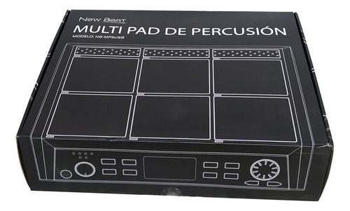 New Beat Nbmp9usb Modulo De Percusiones MultiPad Con Funda