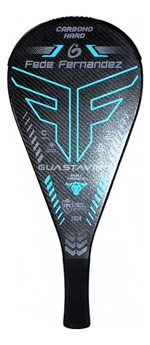 Paleta Guastavino Fede Fernandez Carbono Hard + Overgrip