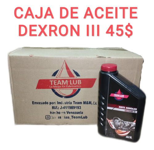 Aceite Mineral Team Lub Dexron Ill Sellado