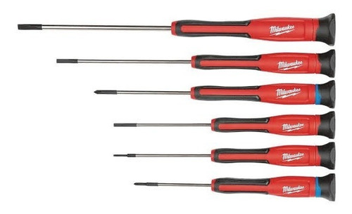 Juego De 6 Destornilladores De Precision Milwaukee