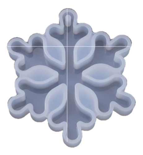 Imagen 1 de 3 de Molde De Silicona Epoxi Resina Copo Navidad Pino Artesanía