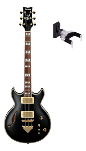 Guitarra Ibanez Ar520h Black Semi-hollow Body + Suporte