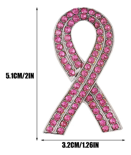 Broche Con Cinta De Strass Hope Con Solapa, Broche Ribbon Ho