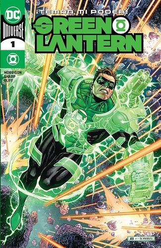 Comic Dc Universe Green Lantern ¡teman Mi Poder! #1: Green Lanters, De Grant Morrison., Vol. 1. Editorial Televisa, Tapa Blanda, Edición 1 En Español, 2019