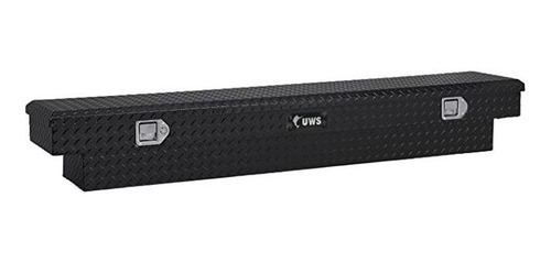 Imagen 1 de 6 de Uws Tbs-60-sl-blk Negro Tapa Única Línea Delgada De Aluminio