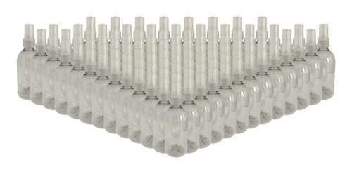 100 Pack, Botella Plástico De 250 Ml. Transpte C/atomizador
