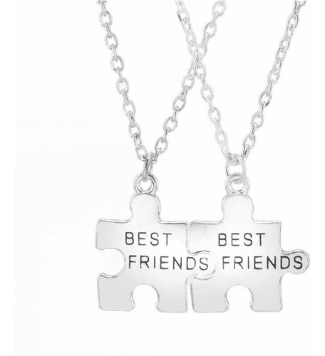 Collar Amistad Best Friends Dije Rompecabezas Amigos Amigas