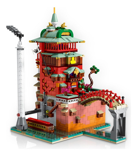 Kit De Construcción De Casas De Castillo Japonés De Flores,