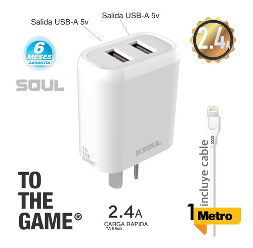 Cargador Rápido Para iPhone 6 6s 7 8 Plus X Xr Xs 11 iPad
