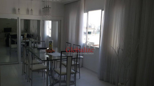 Apartamento Com 4 Dormitórios À Venda, 240 M² Por R$ 905.000,00 - Centro - Guarujá/sp - Ap0767