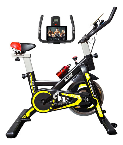 Bicicleta Ergométrica Spinning Roda Inércia 13 Kg Ecom