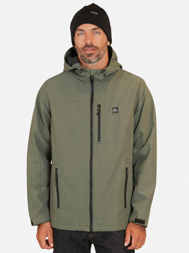 Cortaviento Windbreaker Nature Verde Hombre Rip Curl