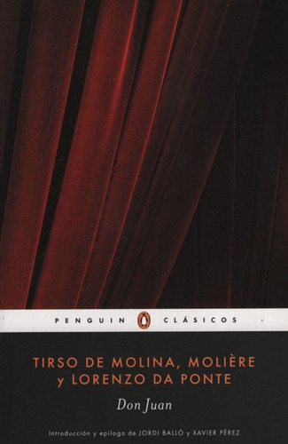 Libro Don Juan - Tirso De Molina, Moliere Y Lorenzo Da Ponte