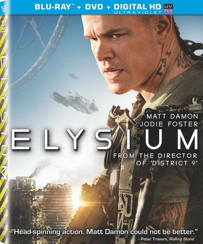 Elysium Pelicula Blu-ray Original Sellada